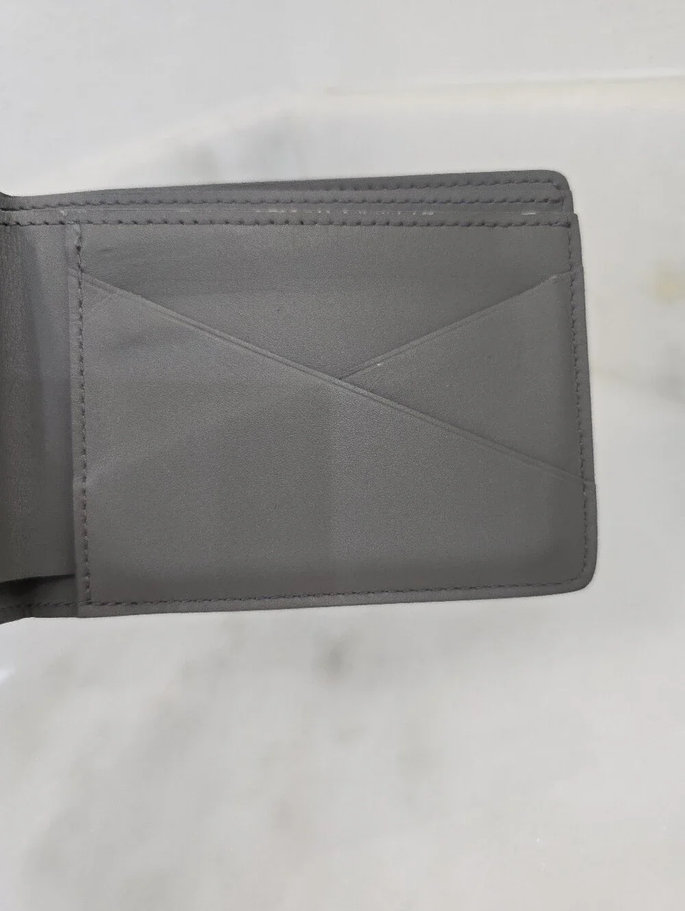 Louis Vuitton Multiple Wallet Men's Bi-Fold in Dark Gray Monogram Shadow M81383
